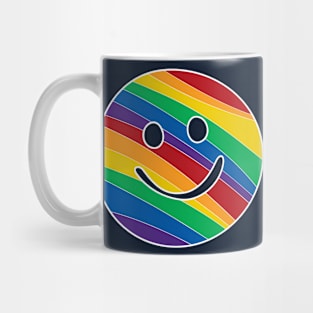 Rainbow Smiley Face Mug